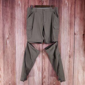 KUHL Mens Size 36X32 Renegade Convertible Pants Stealth Cargo Zip Off Khaki